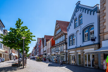 Fototapeta na wymiar Altstadt, Rinteln, Deutschland 