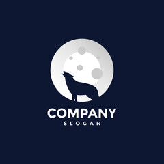 the wolf full moon logo