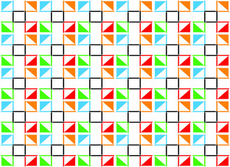 Abstract geometric pattern vector background. 