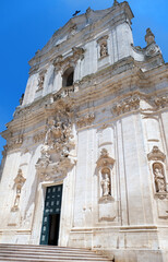 Obraz premium Martina Franca Basilica of San Martino