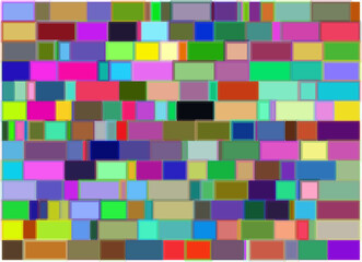 Abstract mosaic background with transparent borders from colorful tiles, suitable for websites, social media posts or powerpoint backgrounds, wrapping papers etc.