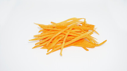 carrot on white background