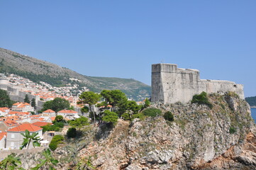 Dubrovnik, view of the houses.