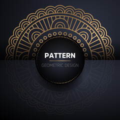 luxury ornamental mandala design background