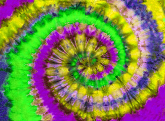 Colorful Abstract Psychedelic Ice Tie Dye Swirl Design