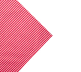 Fototapeta premium Napkin. Stack of colorful dish towels isolated on white