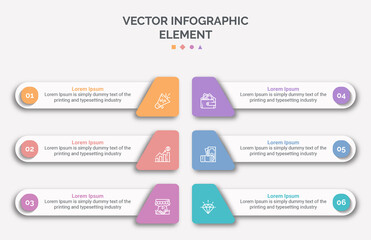 Fototapeta na wymiar modern design template for infographics