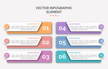 Fototapeta premium modern design template for infographics