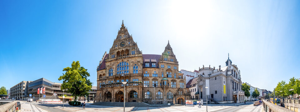 Rathaus, Bielefeld, Deutschland 