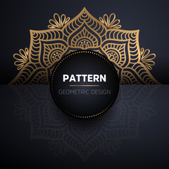 luxury ornamental mandala design background
