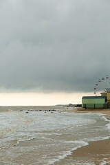 storm over the sea