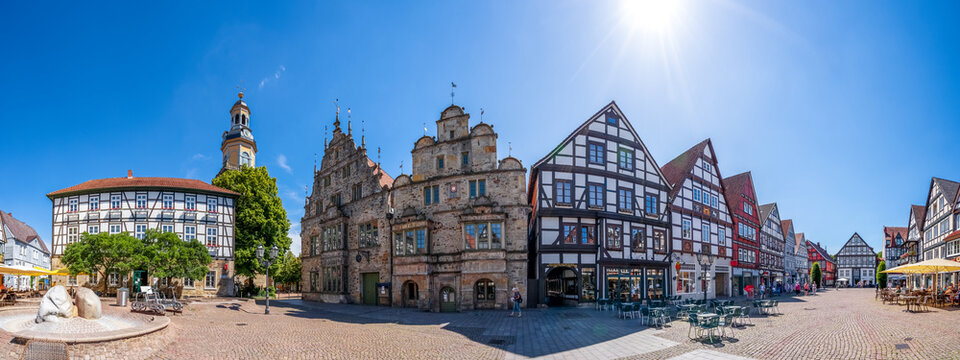 Marktplatz, Rinteln, Deutschland 