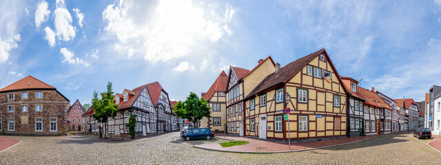 Altstadt, Hameln, Deutschland 