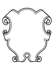 Vintage Shield or Panel Design