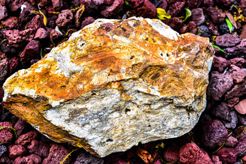 close up of a rock