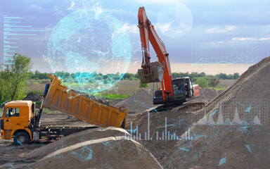 the concept of using artificial intelligence technology in construction determination of the volume...