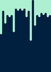 Abstract Rounded Color Lines halftone transition background illustration