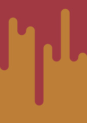 Obraz premium Abstract Rounded Color Lines halftone transition background illustration