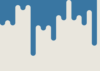 Abstract Rounded Color Lines halftone transition background illustration