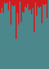 Abstract Rounded Color Lines halftone transition background illustration