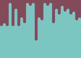 Abstract Rounded Color Lines halftone transition background illustration