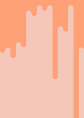 Abstract Rounded Color Lines halftone transition background illustration