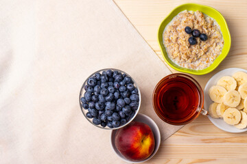healthy oat meal porridge