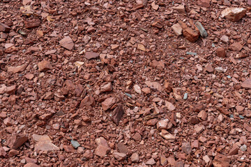 Ukrainian open mining stones texture and background.