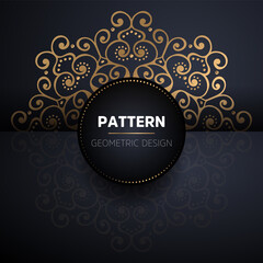 luxury ornamental mandala design background