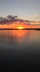 Sunset at fisherman's harbor