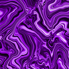 Abstract painting. Marble effect painting. Purple background.