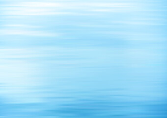 Still water. Calm sea vector background.