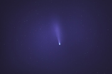 Comet C/2020 F3 (Neowise) as seen over Stuttgart Night Sky