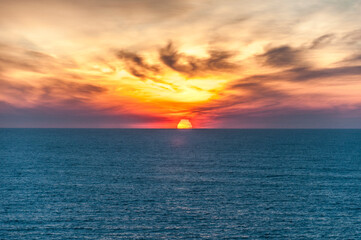 sunrise over the sea