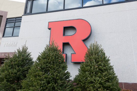 PISCATAWAY, NEW JERSEY - January 4, 2017: A View Of The Back Of High Point Solutions Stadium On The Rutgers Busch Campus