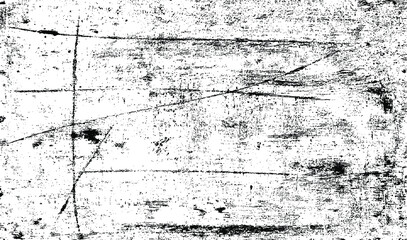Scratched Grunge Urban Background Texture Vector. Dust Overlay Distress Grainy Grungy Effect. Distressed Backdrop Vector Illustration. Isolated Black on White Background. EPS 10.