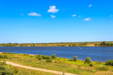 View of the Oka river in Russia