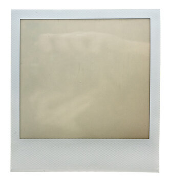 macro shot of empty or blank instant film frame, just add your photo via blend mode.