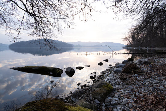 Sonnenuntergang am Zugersee