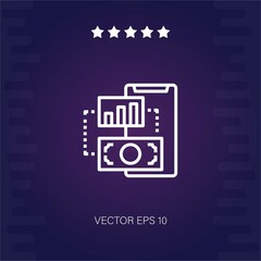 analysis vector icon