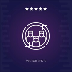 cycle vector icon