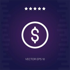 dollar vector icon