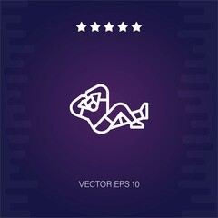exercise vector icon