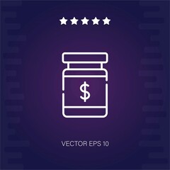 jar vector icon