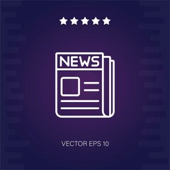 newspaper vector icon