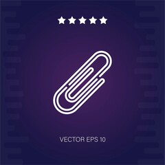paperclip vector icon