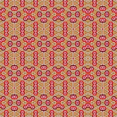 Fototapeta premium seamless geometric pattern. 3D rendering, 3D illustration.