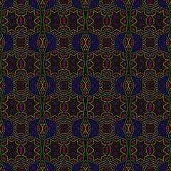 seamless geometric pattern.
3D rendering, 3D illustration.