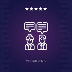 talk vector icon