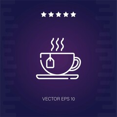 tea cup vector icon